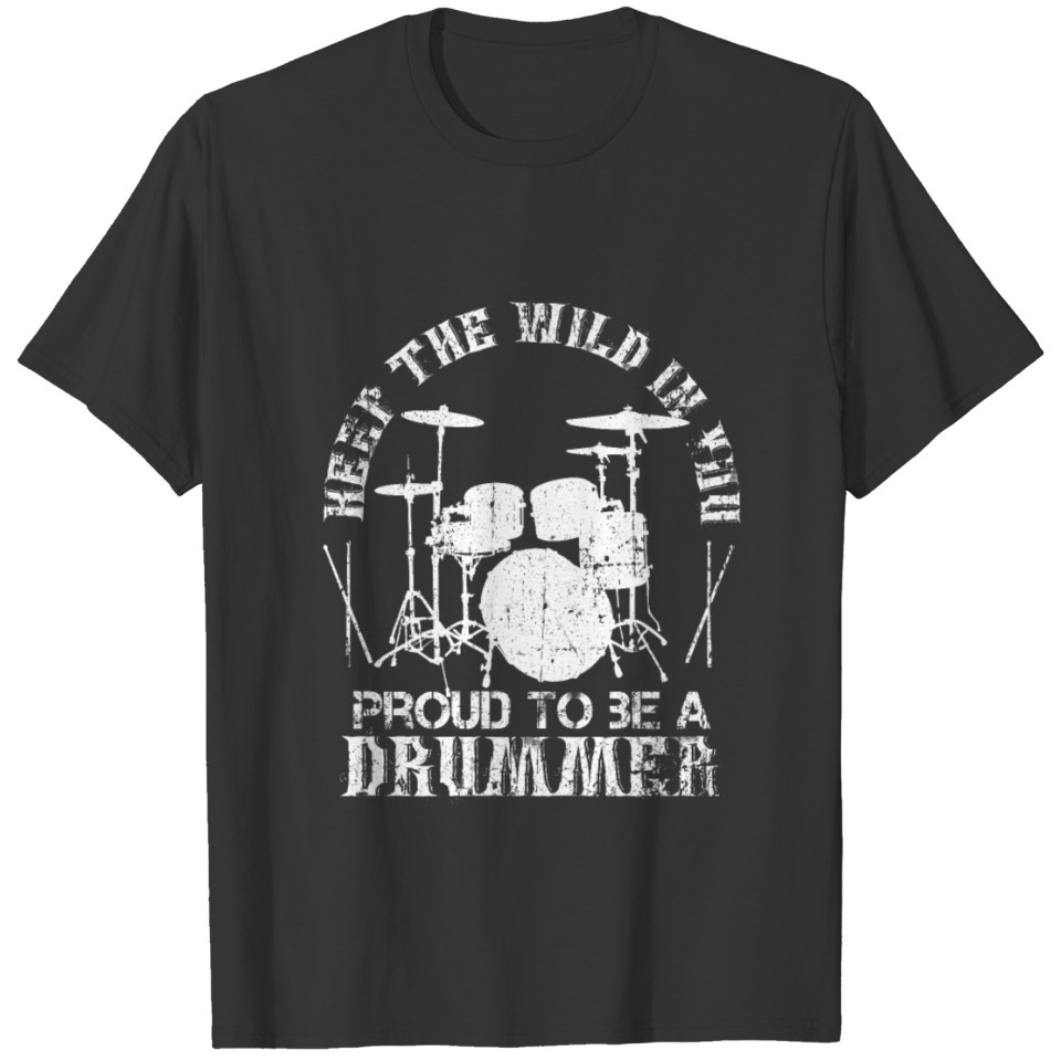 Drums Drummer Music Musician Gift T-shirt