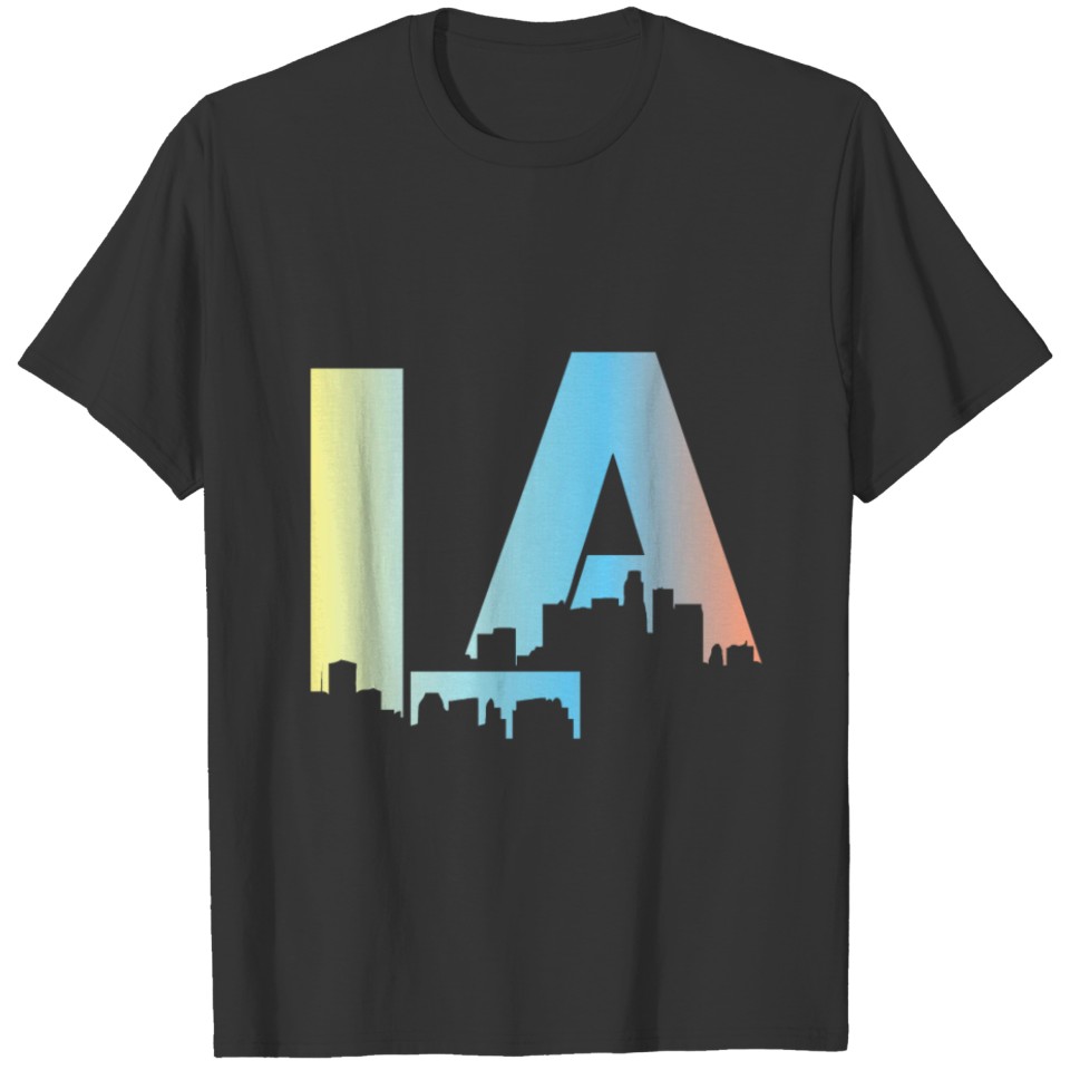 Los Angeles lettering | LA USA America T-shirt