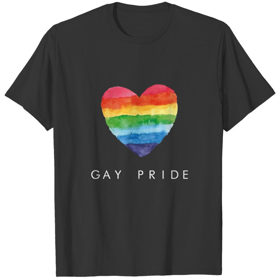 GAY PRIDE-HEART T-shirt