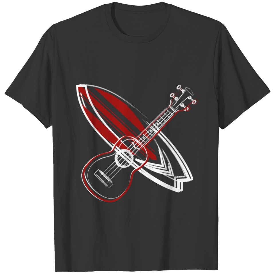summeractivities guitar surfer T-shirt