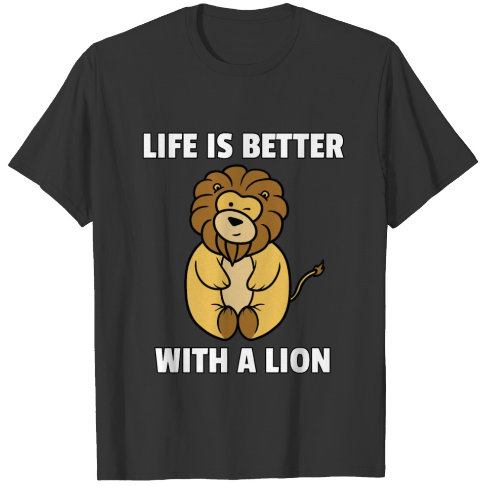 Lion Wild Sweet Funny Lover Carnivore Big Cat Gift T Shirts