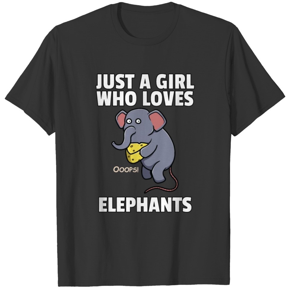 Elephant Trunk Sweet Funny Africa Gift T-shirt