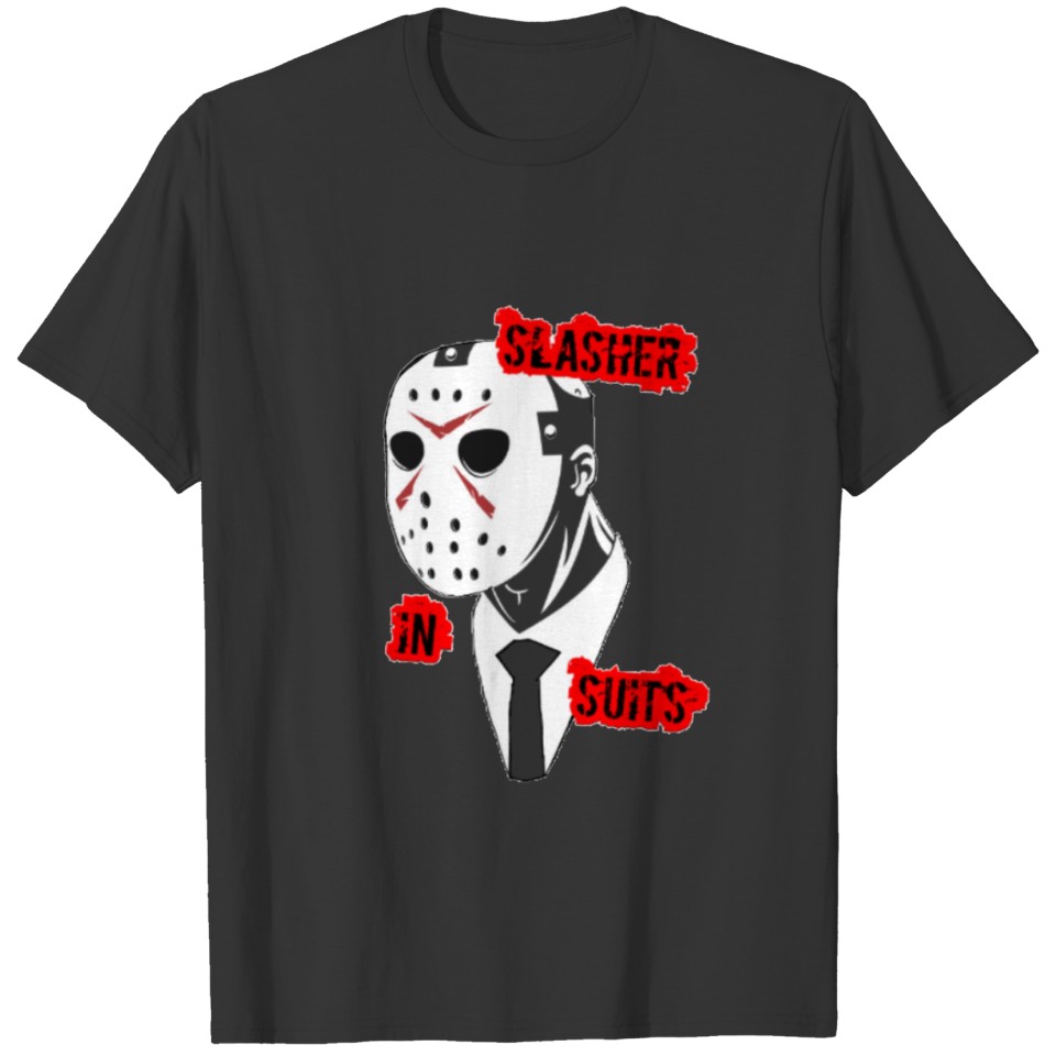 Slasher in Suits Logo T Shirts