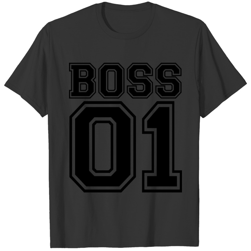 Boss Duo Partner Couple Wear Gift T-shirt