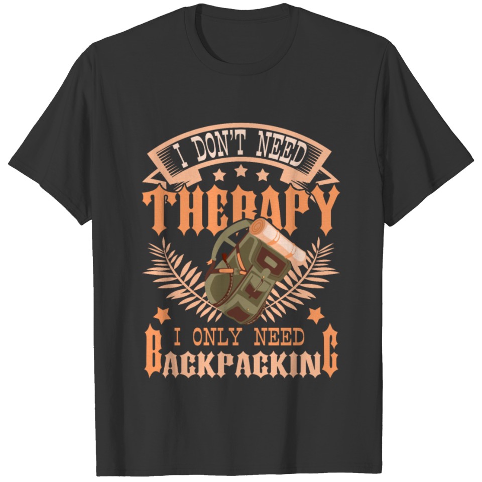 Hiking Tent Gift Outdoor Backpacker Excursion T-shirt