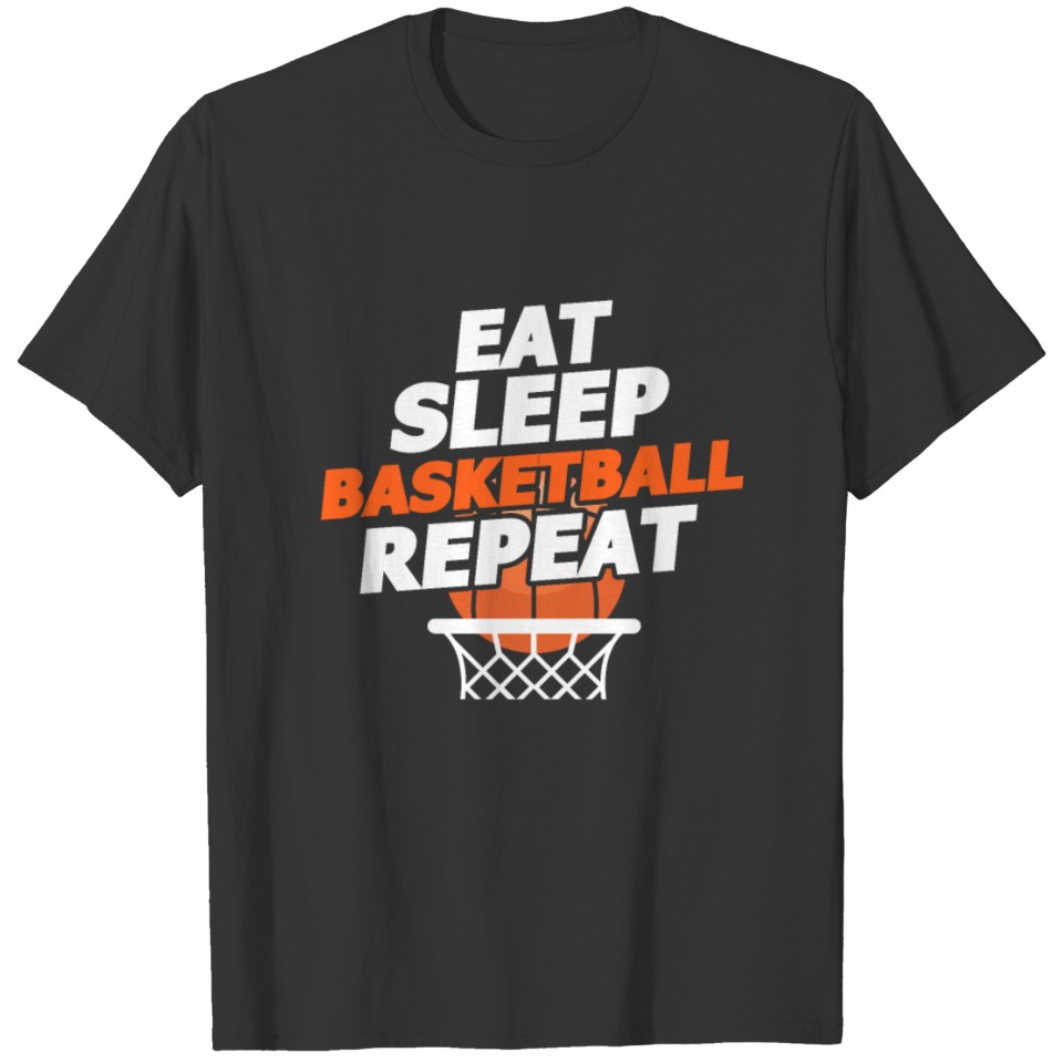 Eat Sleep Basketball Repeat T-shirt