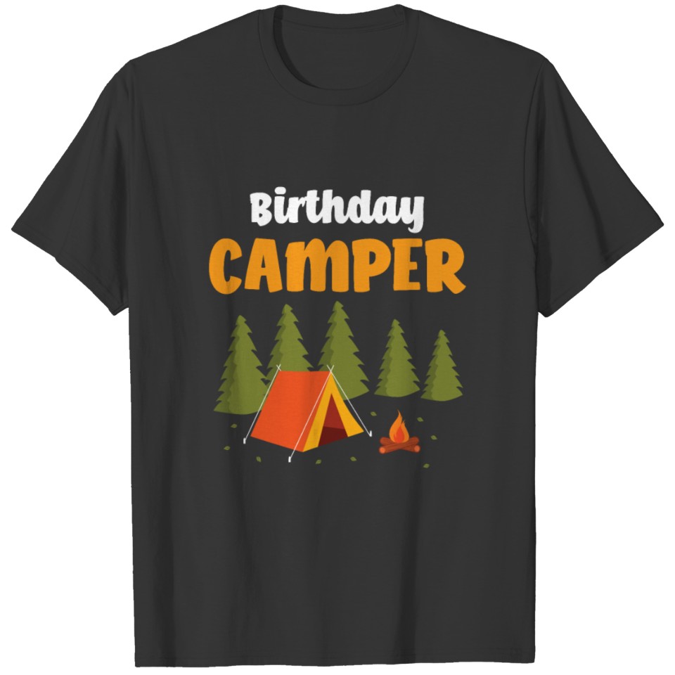 Birthday of a little camper T-shirt