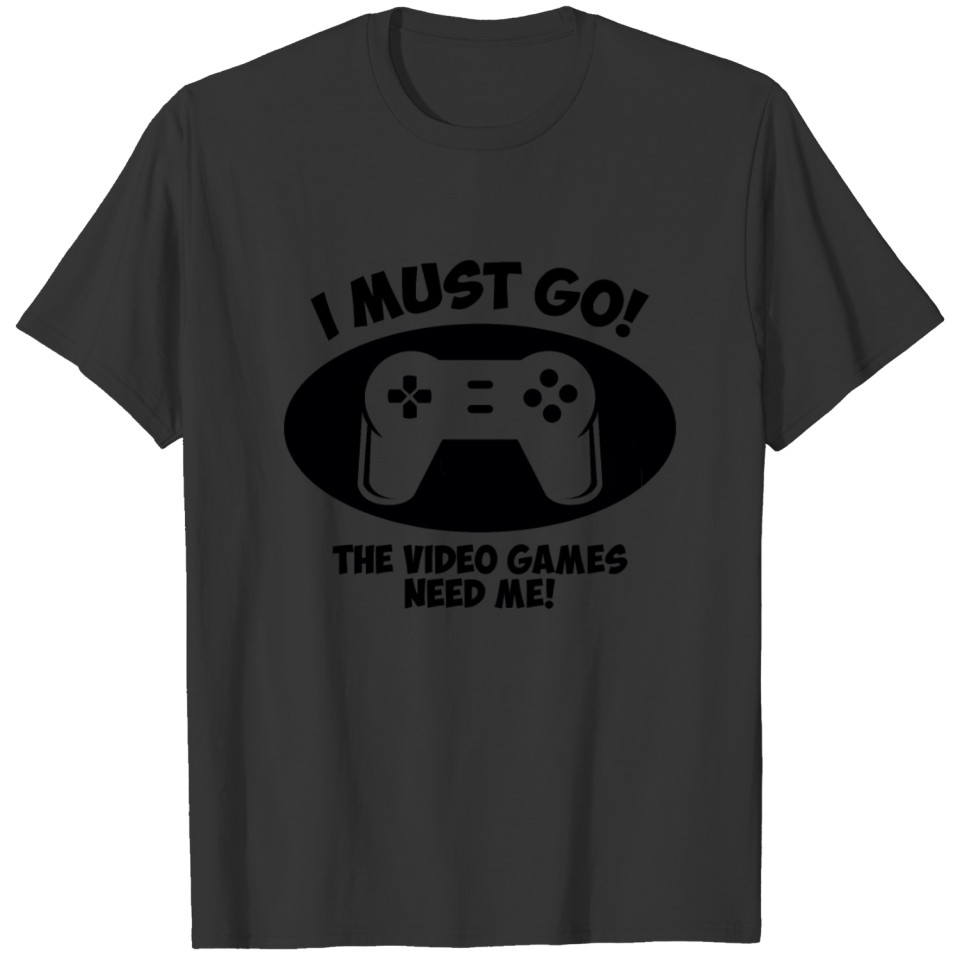 Black Gaming T-shirt