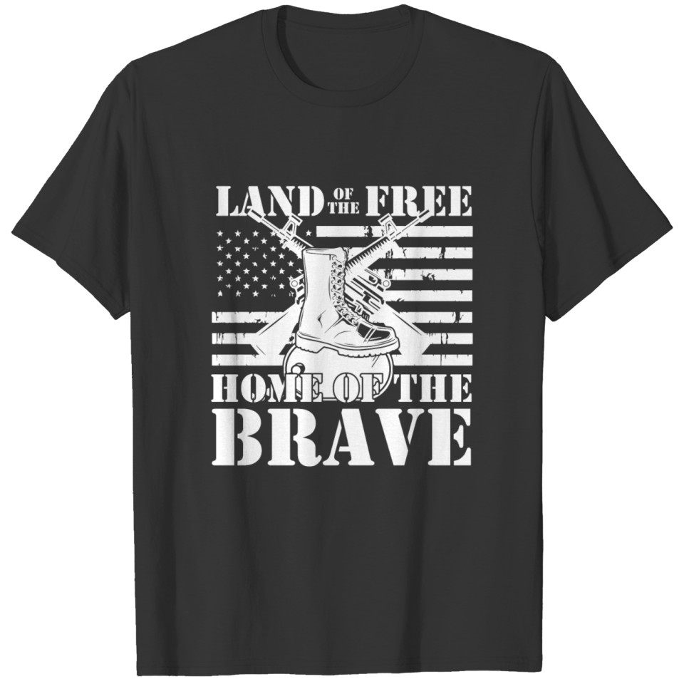 Brave Army Gift Shirt T-shirt