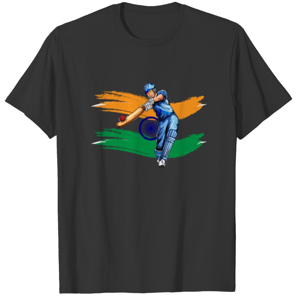 India Cricket Team 2019 Indian Fan World Batsman T-shirt