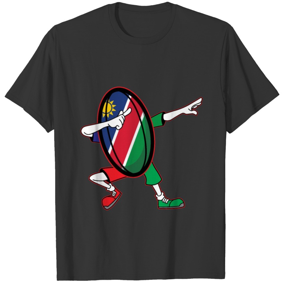 Dabbing Namibia Rugby Ball | 2019 Fans Kit for T-shirt