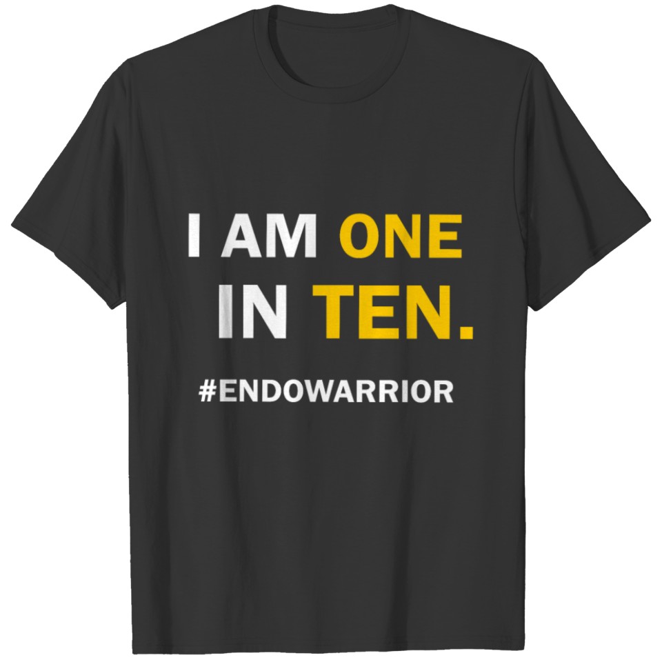 Womens Endometriosis Awareness design for Women T-shirt