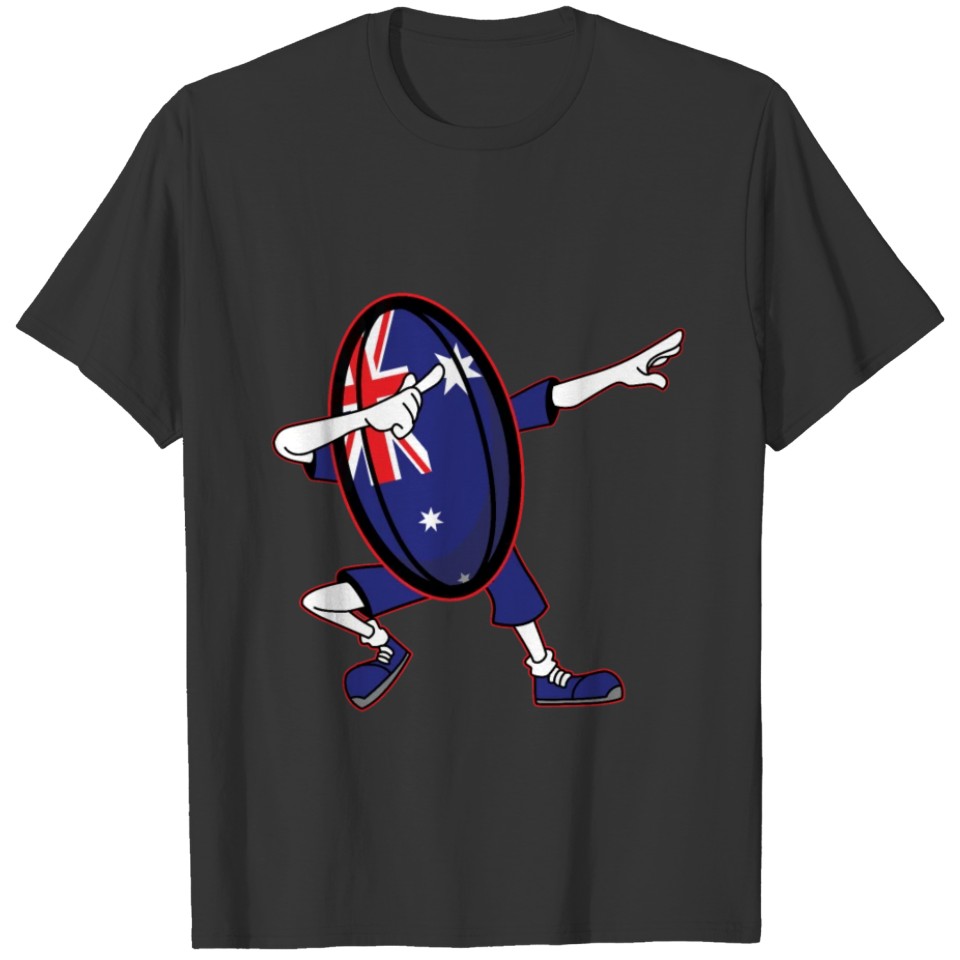 Dabbing Australia Rugby Ball | 2019 Fans Kit for T-shirt