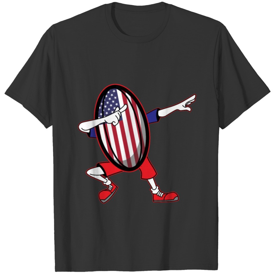 Dabbing USA Rugby Ball | 2019 Fans Kit for T-shirt