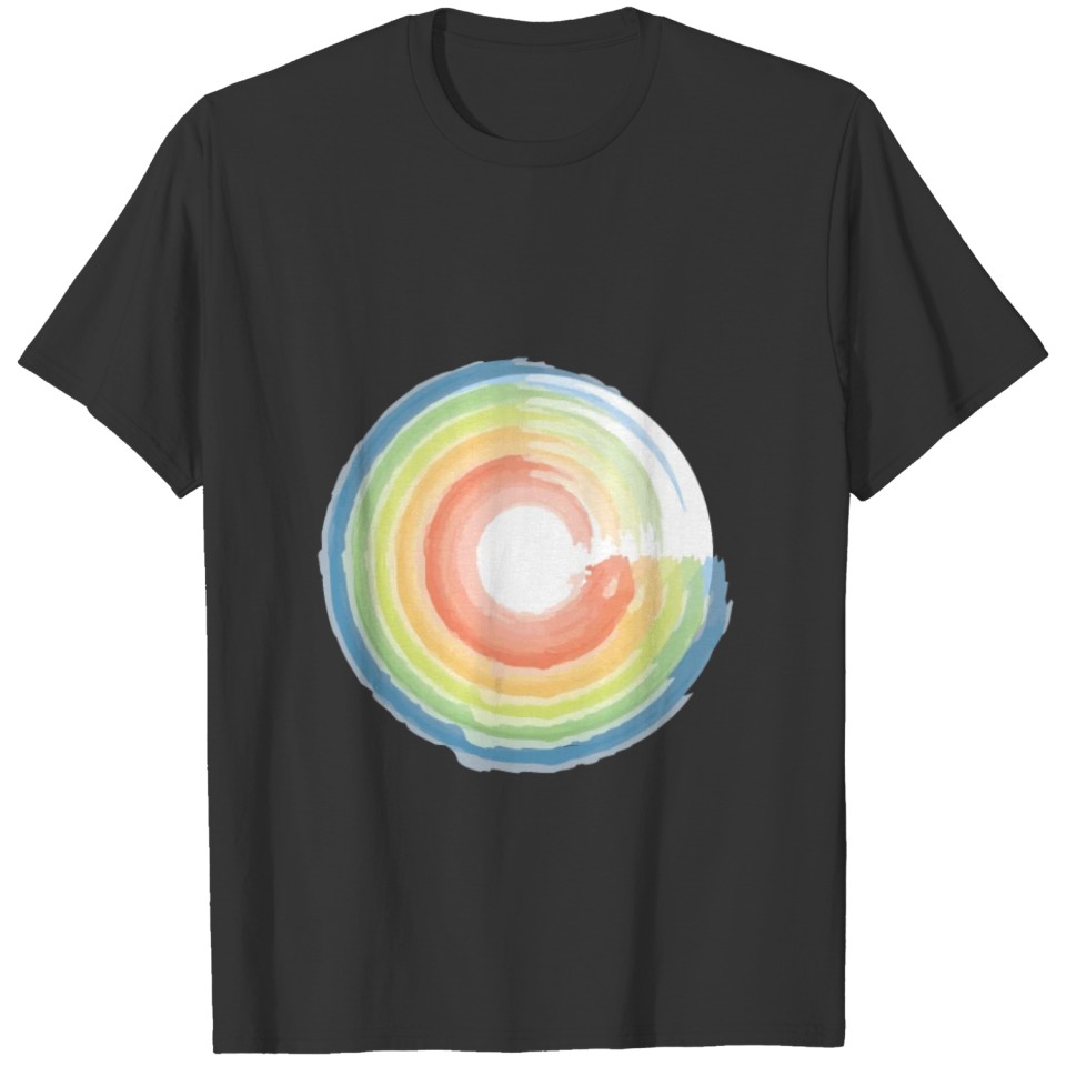 Colourful circle T-shirt