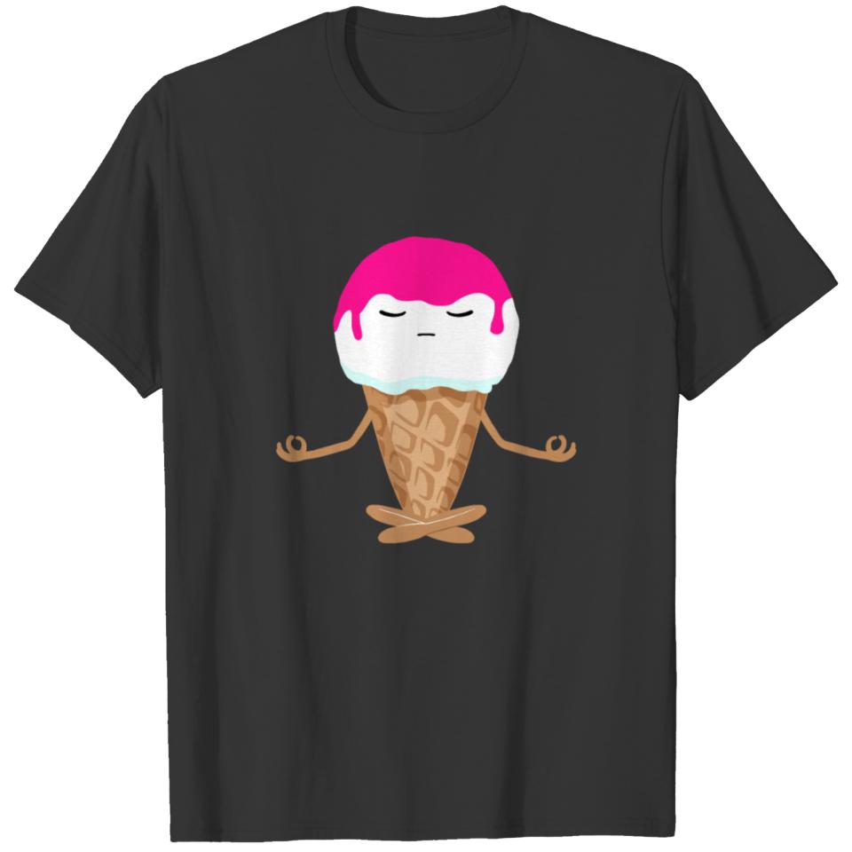 Meditation Ice Cream Gift Idea T-shirt