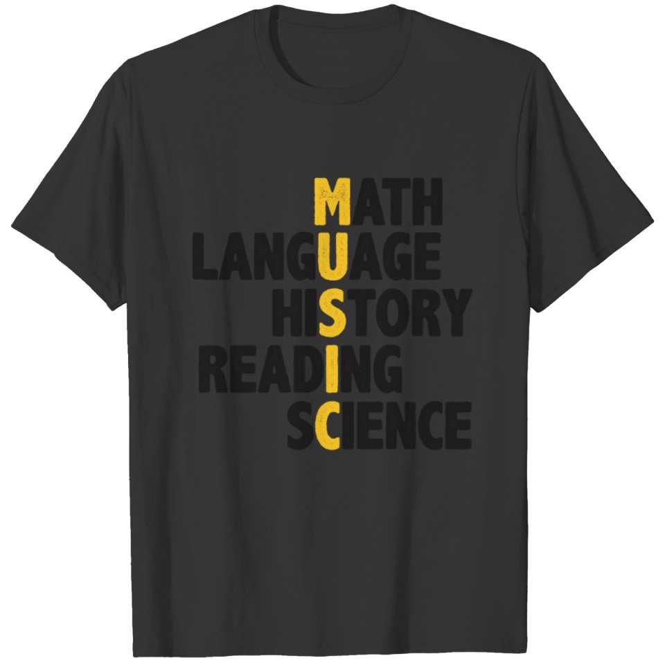music teacher funny saying gift idea T-shirt