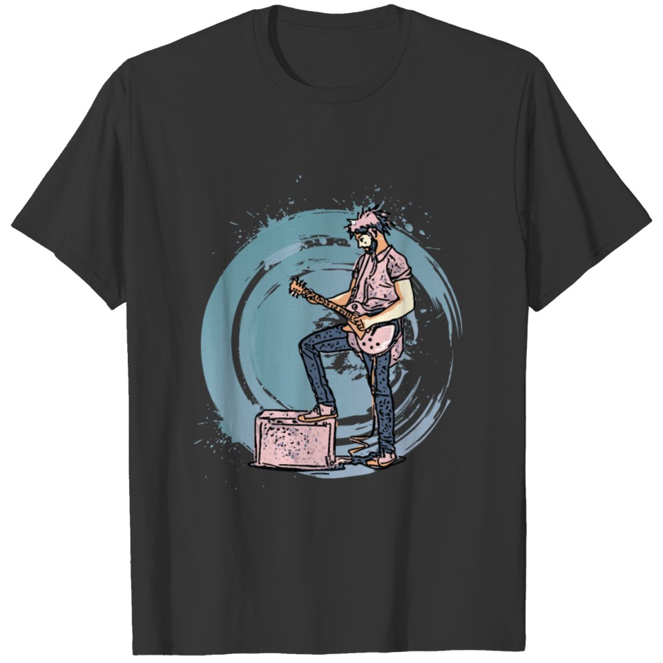 Guitar Player Guitarist Electric Bass Gift Idea T-shirt