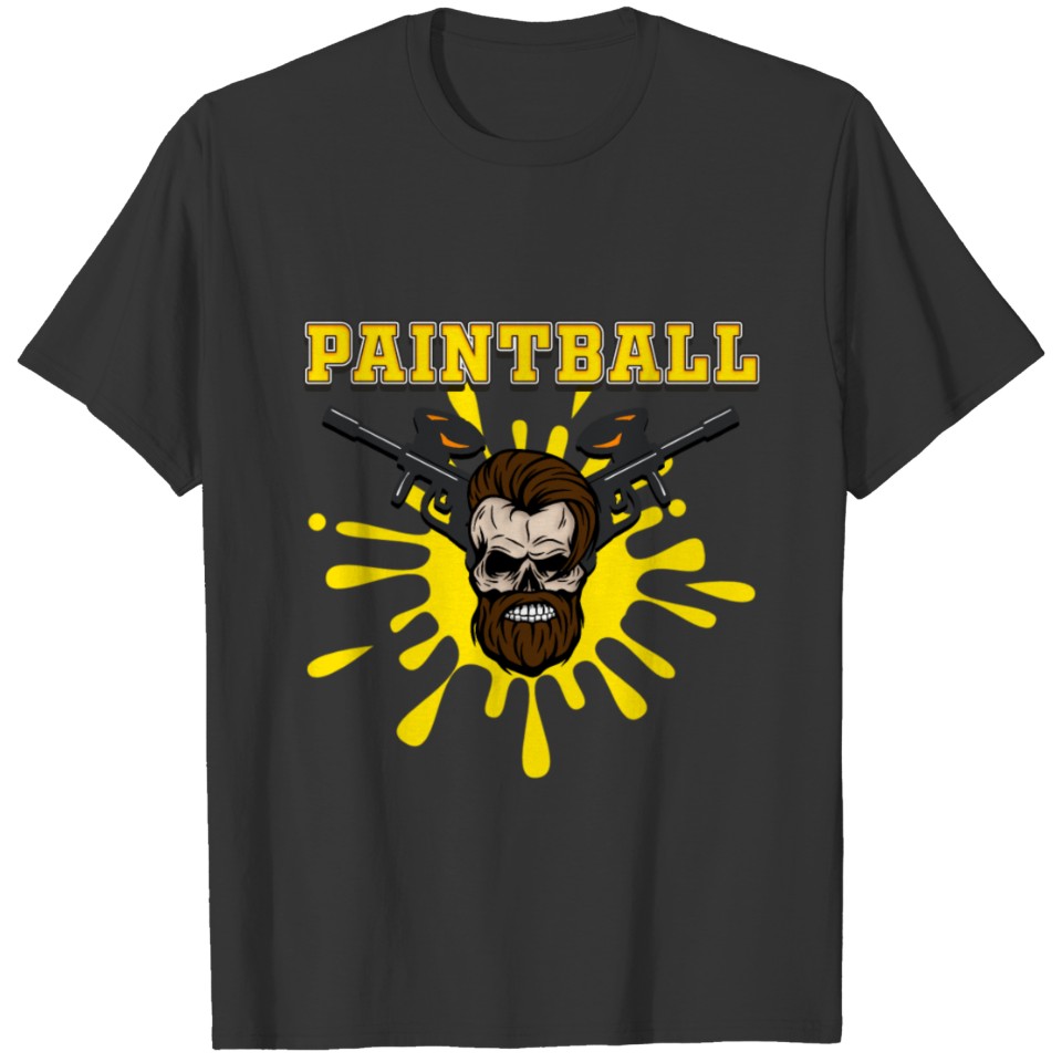 PAINTBALL angry T-shirt