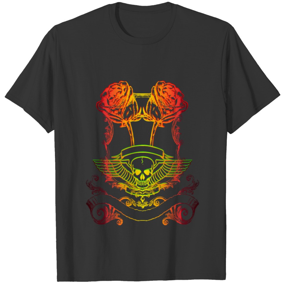Flying skull T-shirt