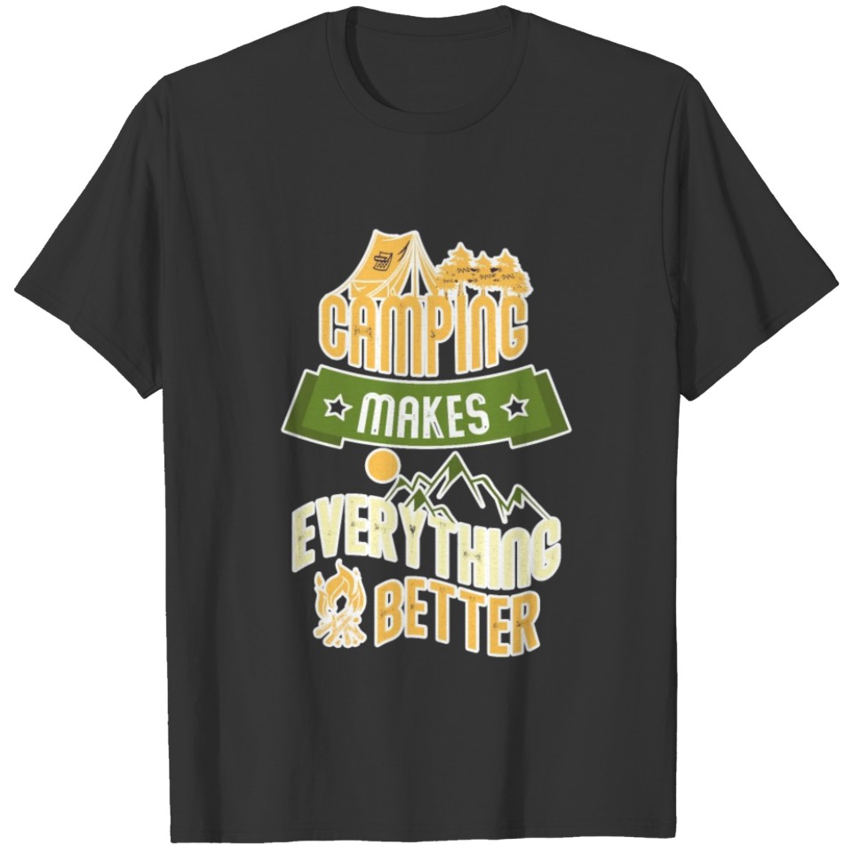 Camping in the wild T-shirt