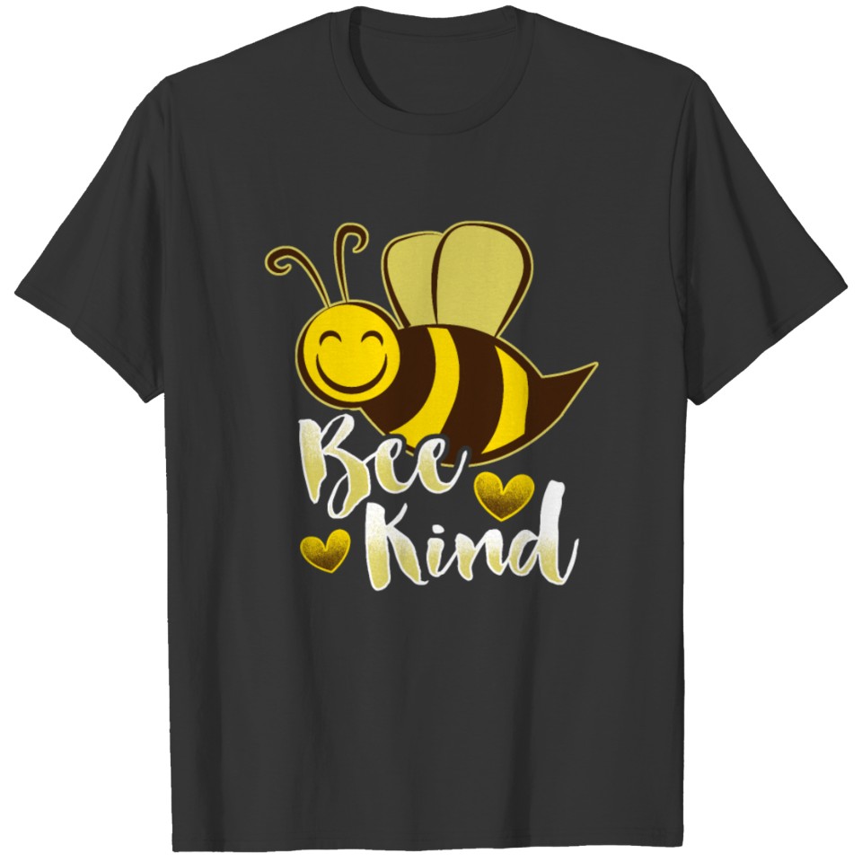 Bee Kind Bees Needs You Bumblebee print Gift T-shirt
