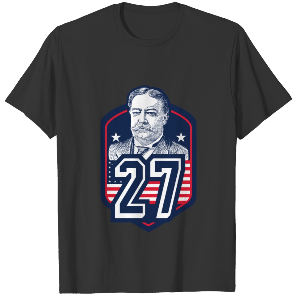 27 William Howard Taft T-shirt