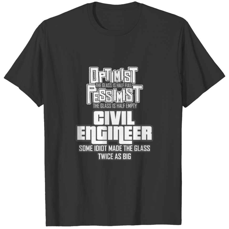 Civil Engineer Gift Mechanical Engineer Building T-shirt