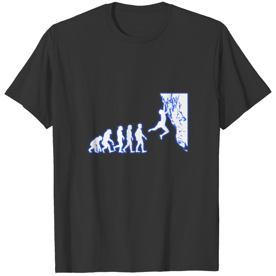 evolution climber gift T-shirt