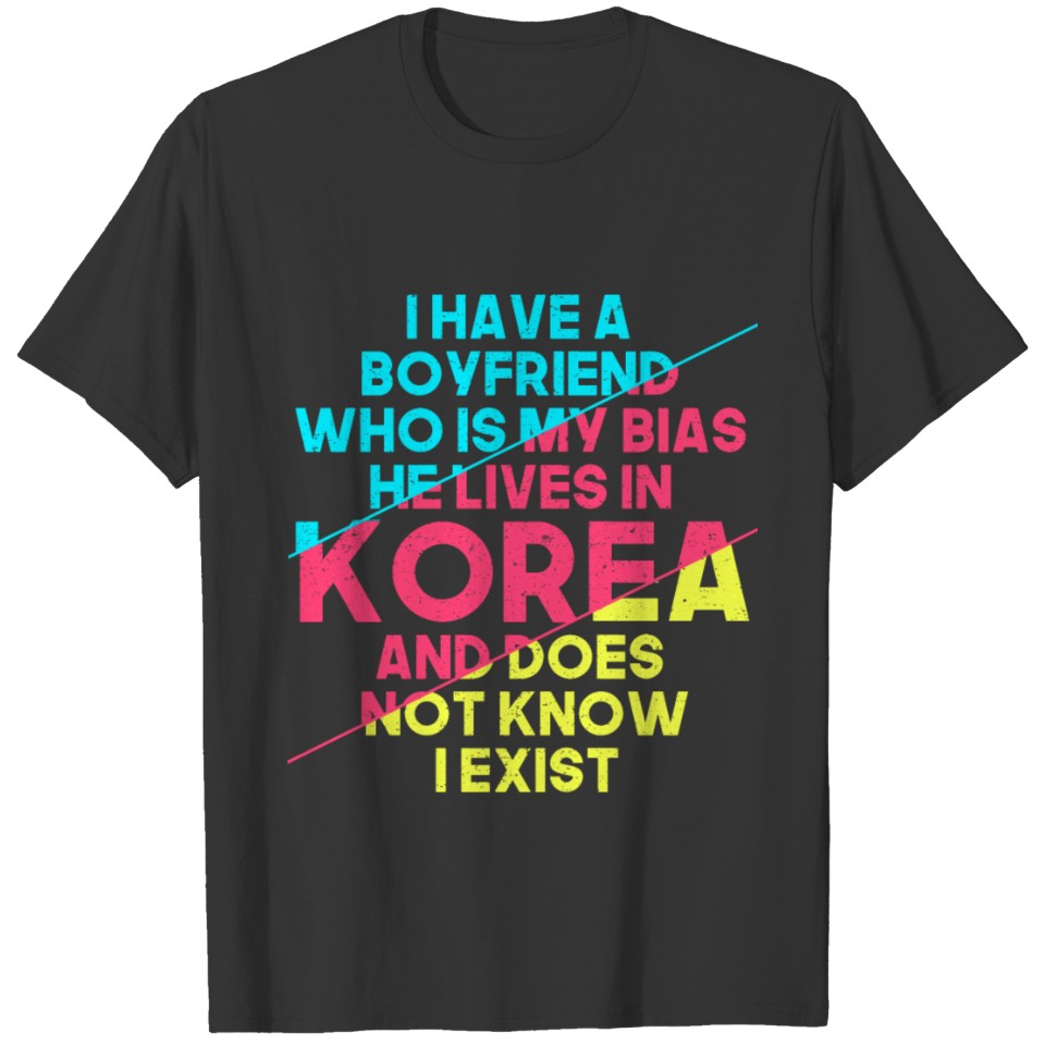 Korean Boyfriend KPop Bias T-shirt