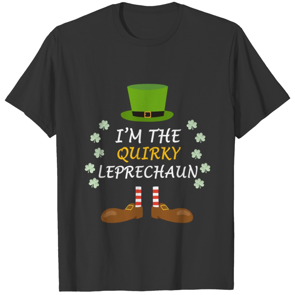 Quirky Leprechaun St Patricks Day Outfit Costume T-shirt