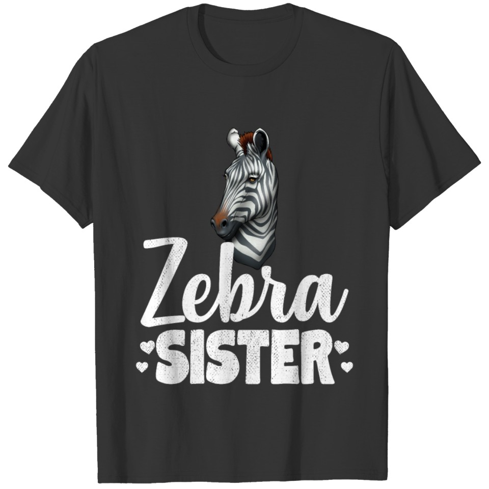 Zebra Sister African Safari Zoo Animal T Shirts