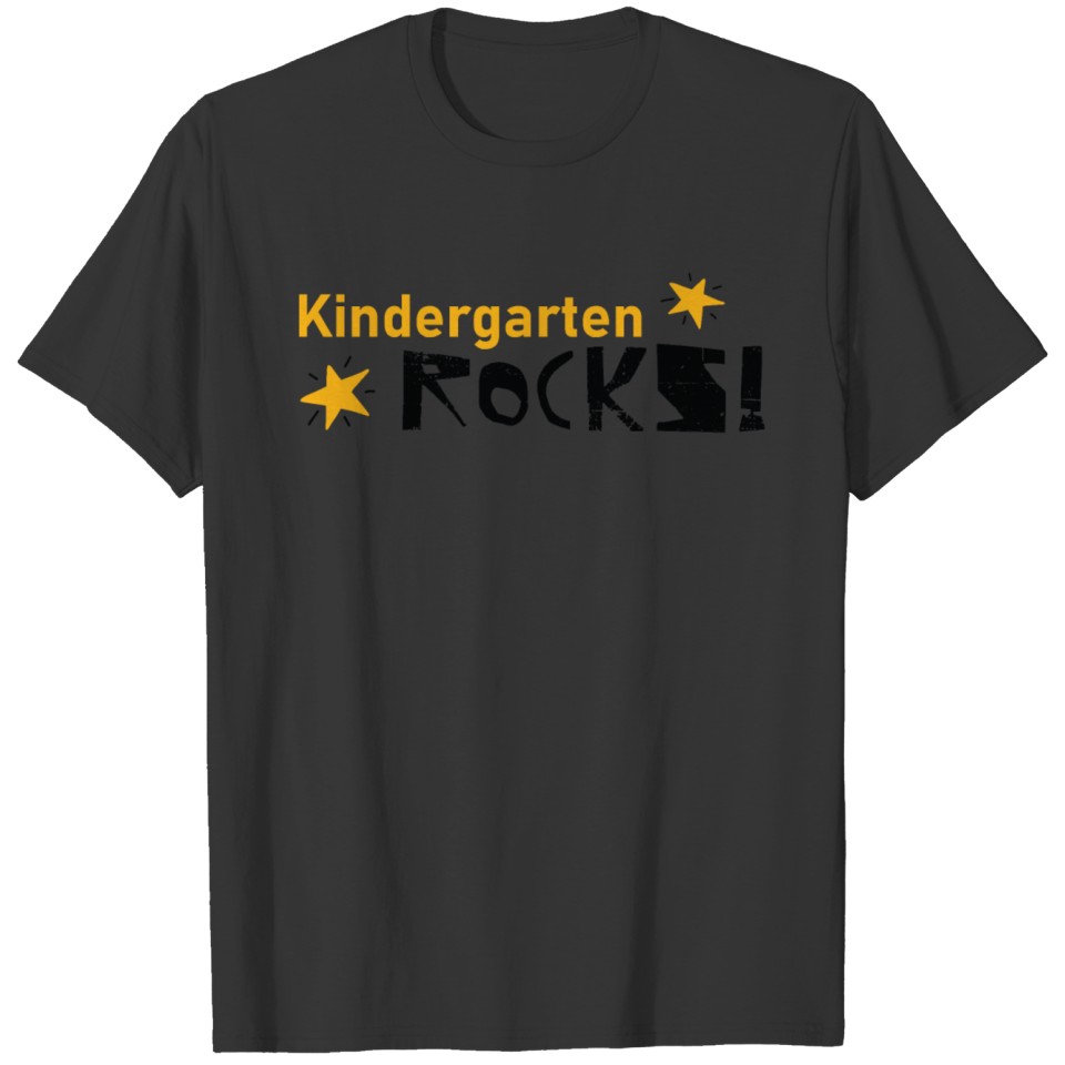 Back To School Kindergarten Rocks Kids Babies T-shirt