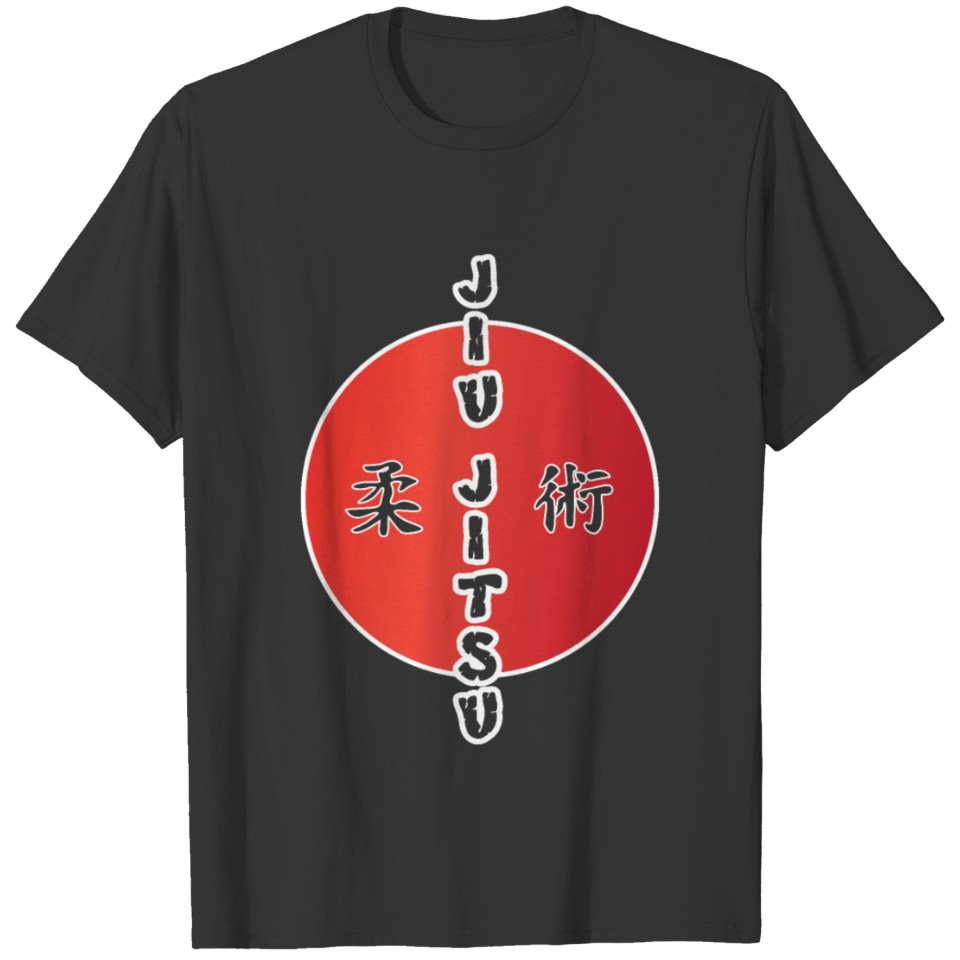 Jiu Jitsu Japan Red Flag Sport Winner Gift T Shirts