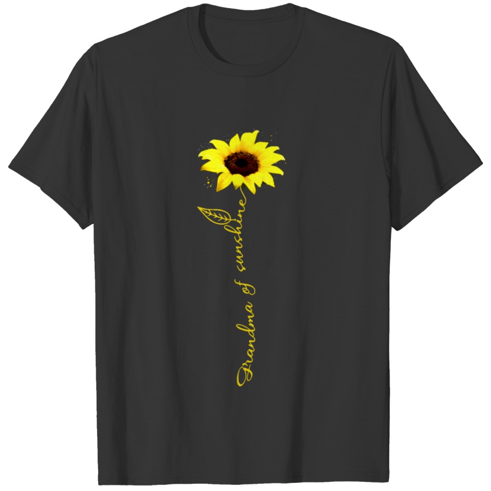 grandma sunshine sunflower yellow grandma T Shirts