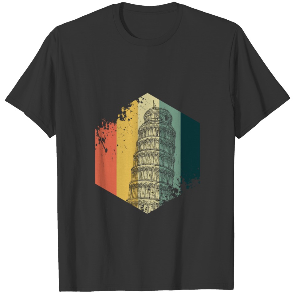 Leaning Tower Italian Architecture Italy Artistic T-shirt
