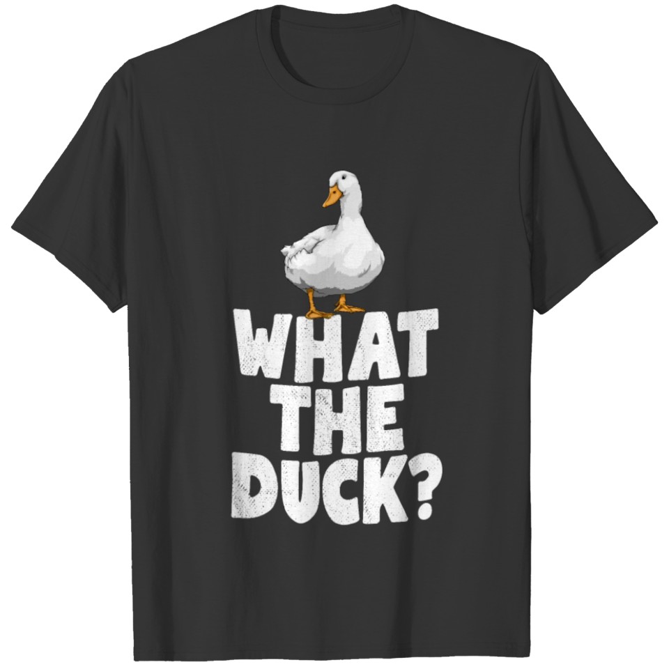 What The Duck Funny Water Ducklings T-shirt