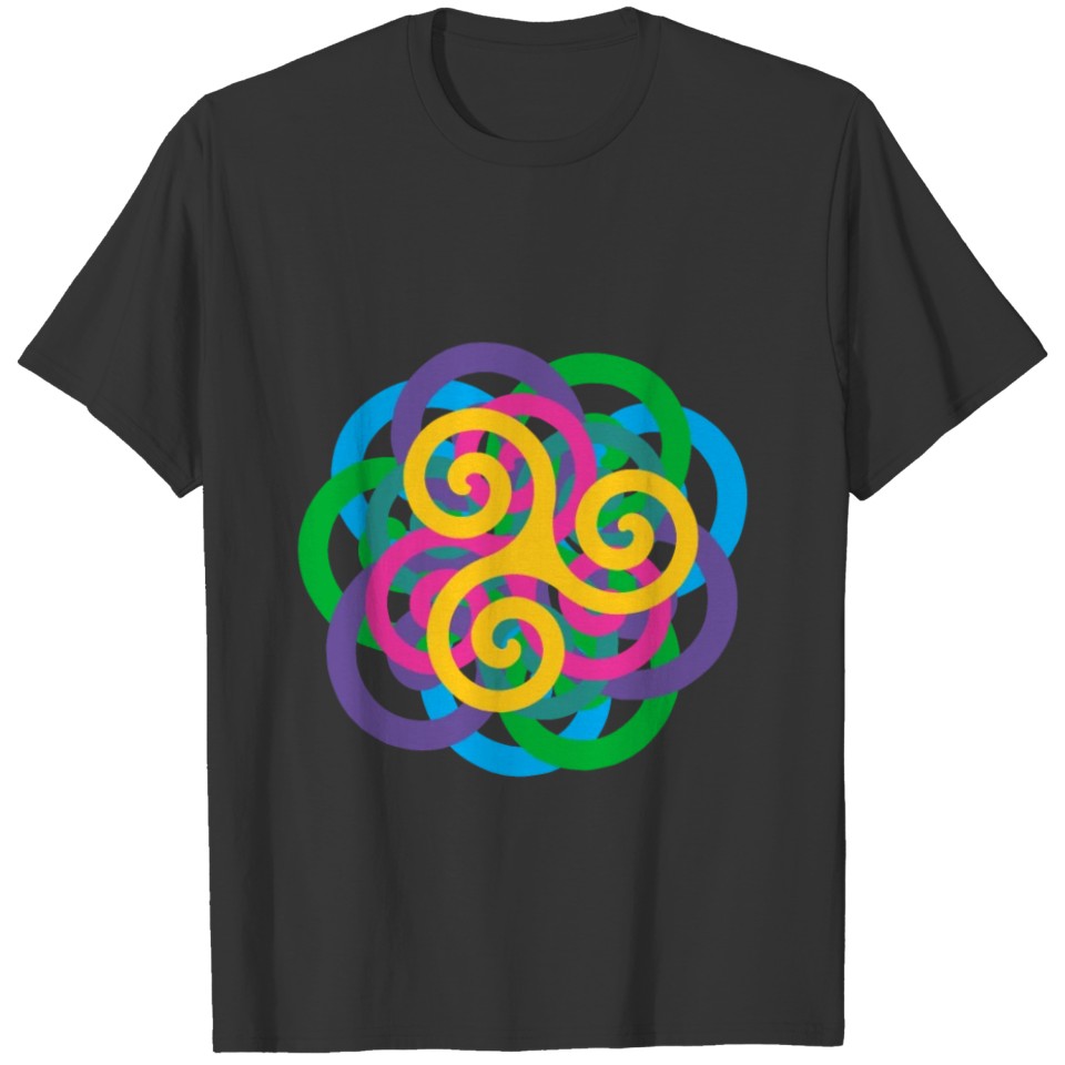 Colorful Spinning Top - Color Pattern T-shirt
