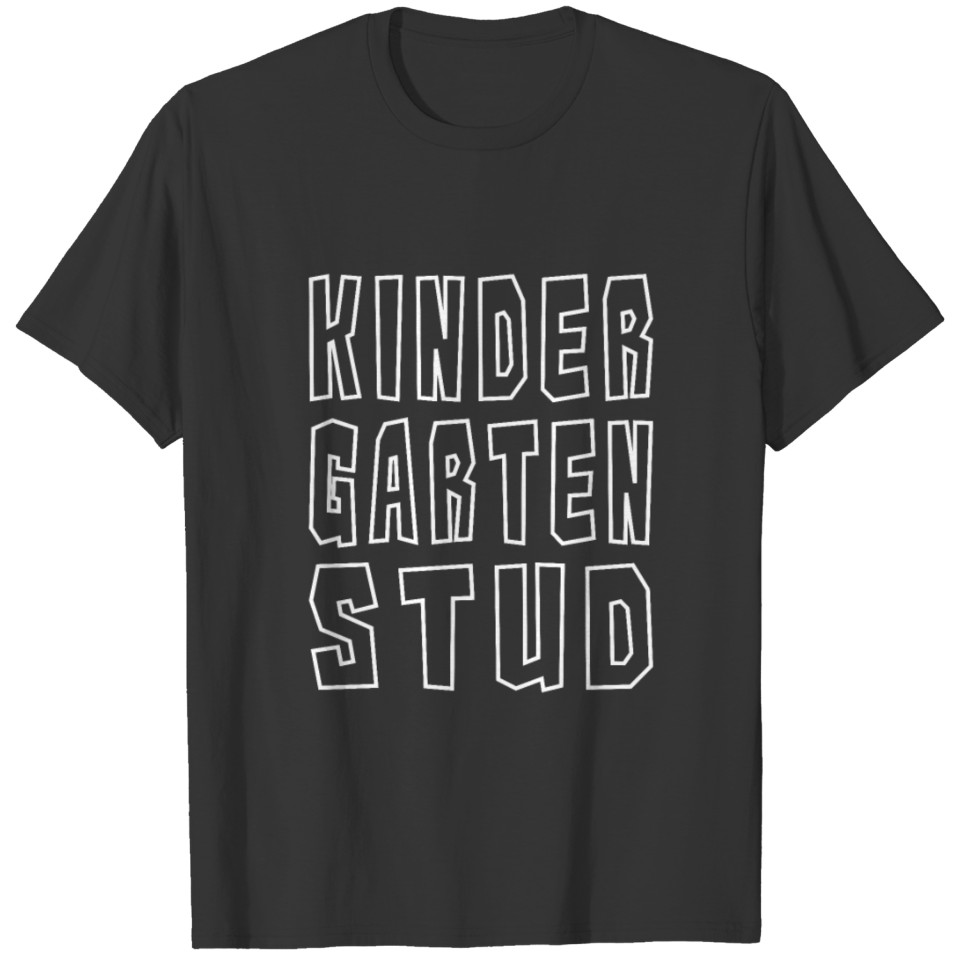 Kids Kindergarten Stud Funny Back To School Gifts T-shirt
