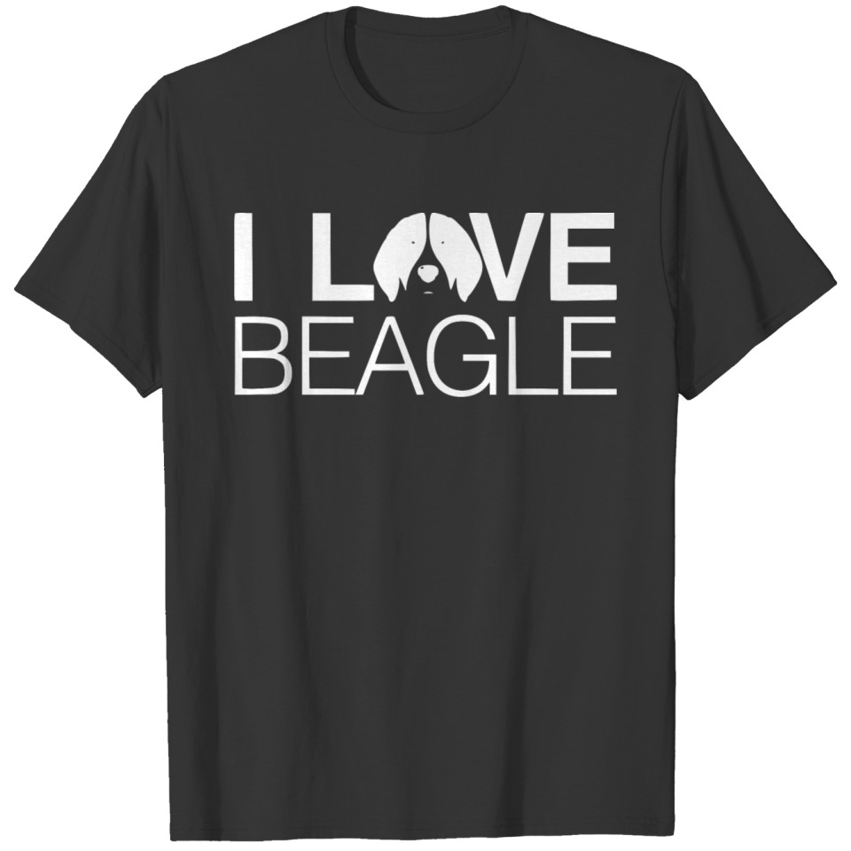 i love beagles 2 T-shirt