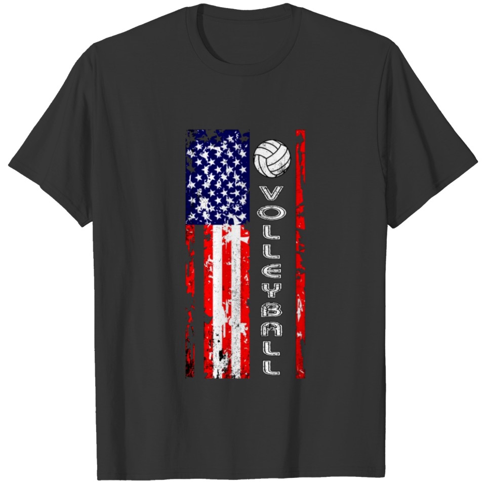 Volleyball America Games Team Olympic Sport Gift T-shirt