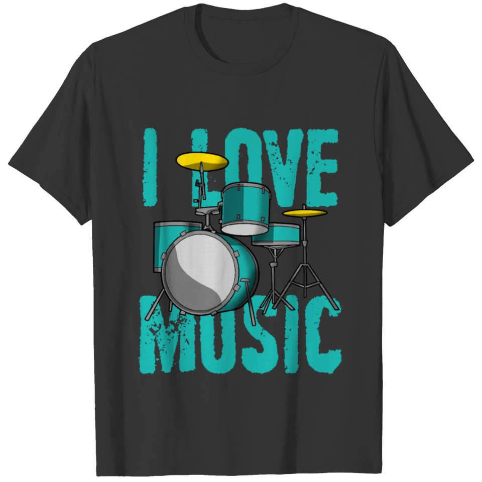 Love Music Sound Instruments Tune Melody Art Gift T-shirt