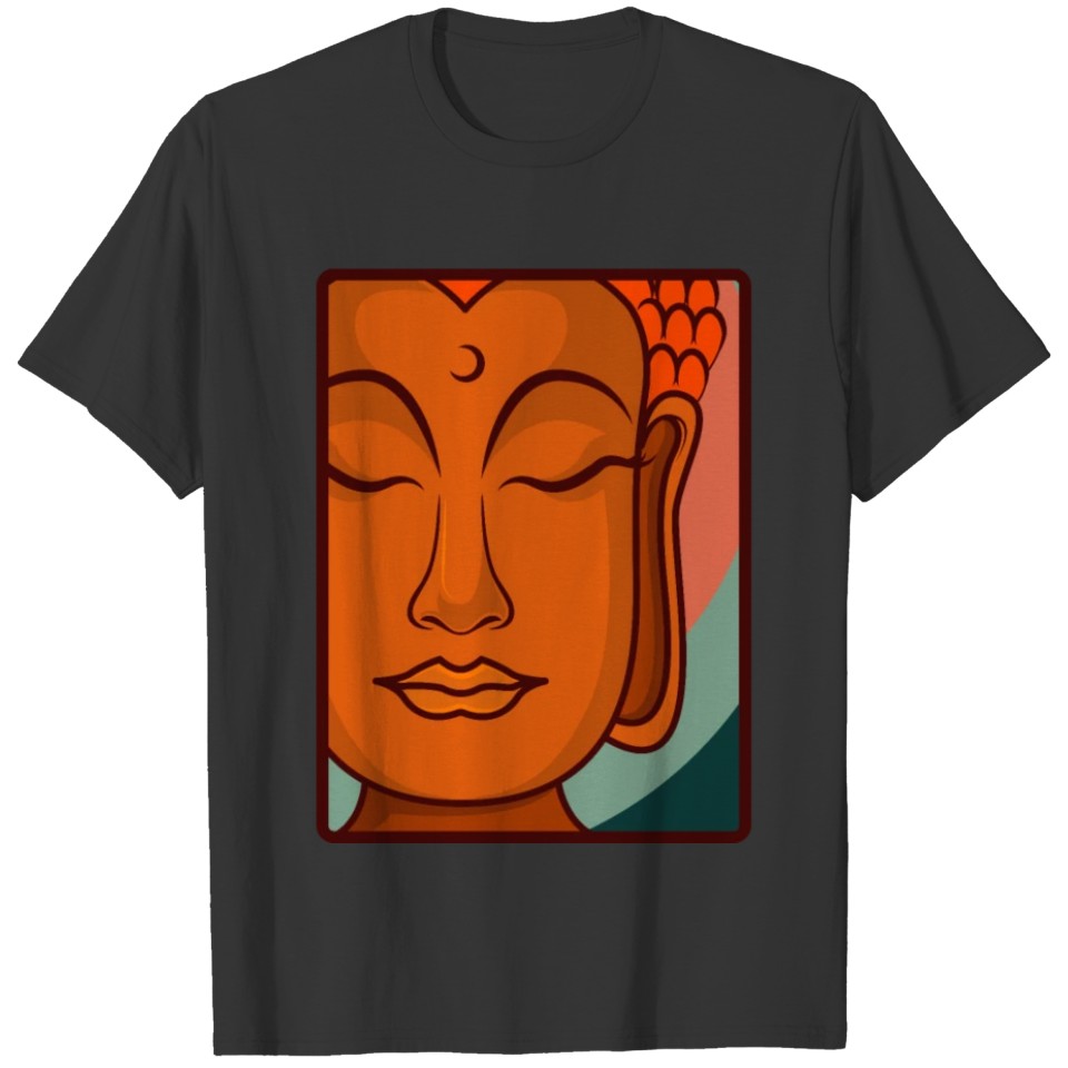 Buddha Face -Cartoon T-shirt