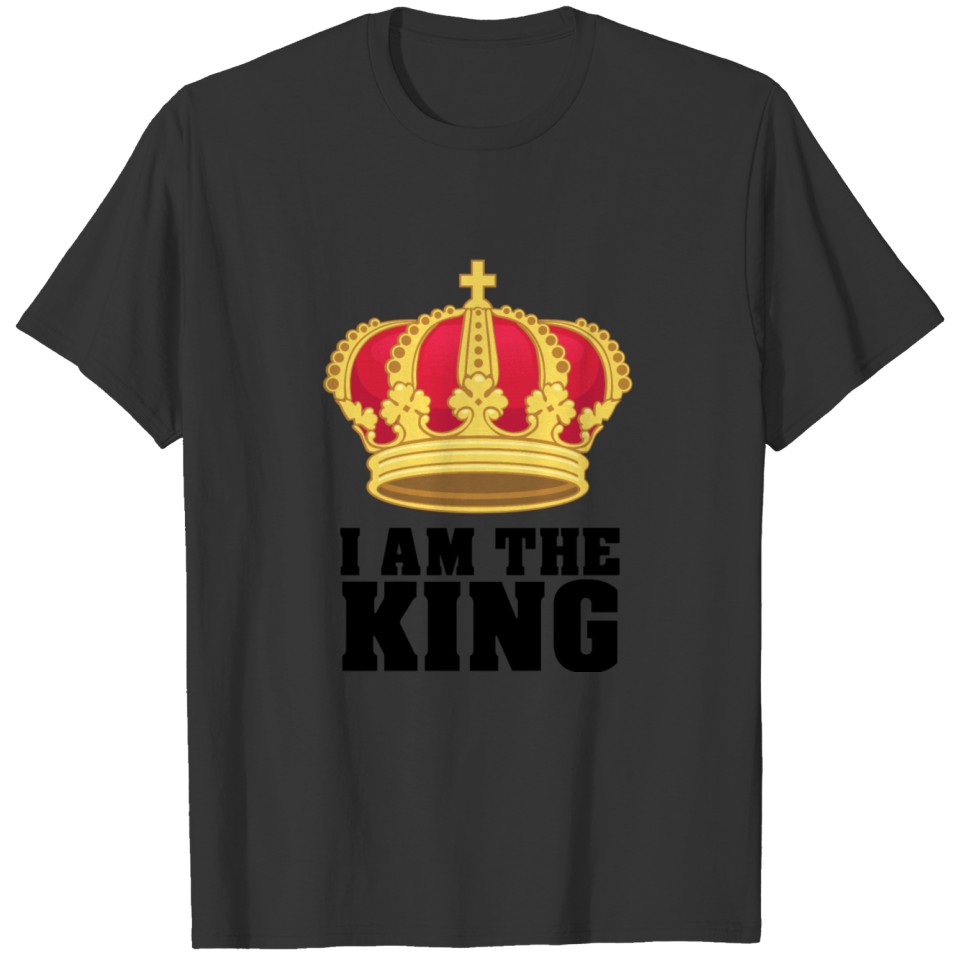 I am the king crown T-shirt