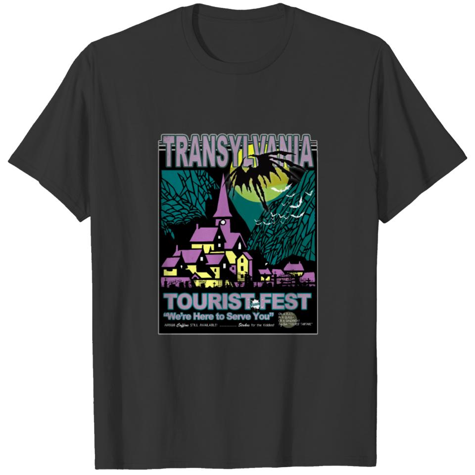 Transylvania Retro Travel Poster T-shirt