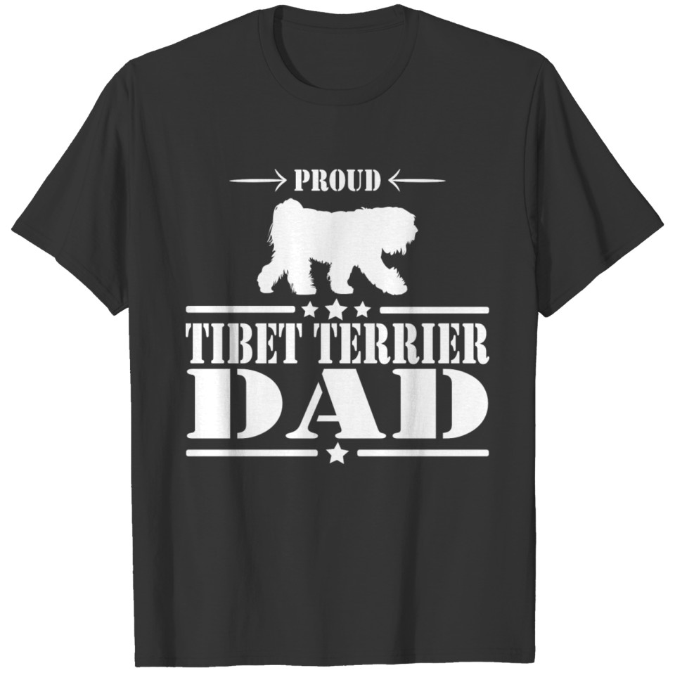 Tibetan Tibet Terrier Dog - Proud Dad Owner T-shirt