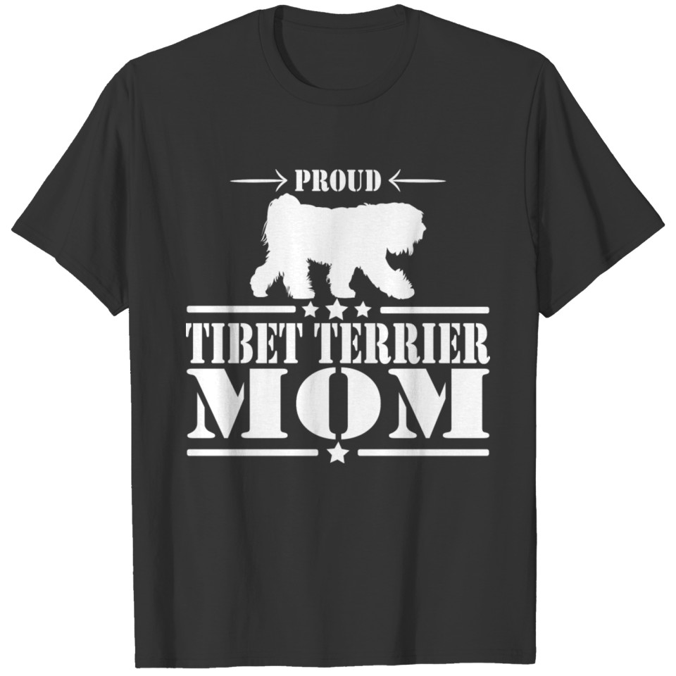 Tibetan Tibet Terrier Dog - Proud Mom Owner T-shirt