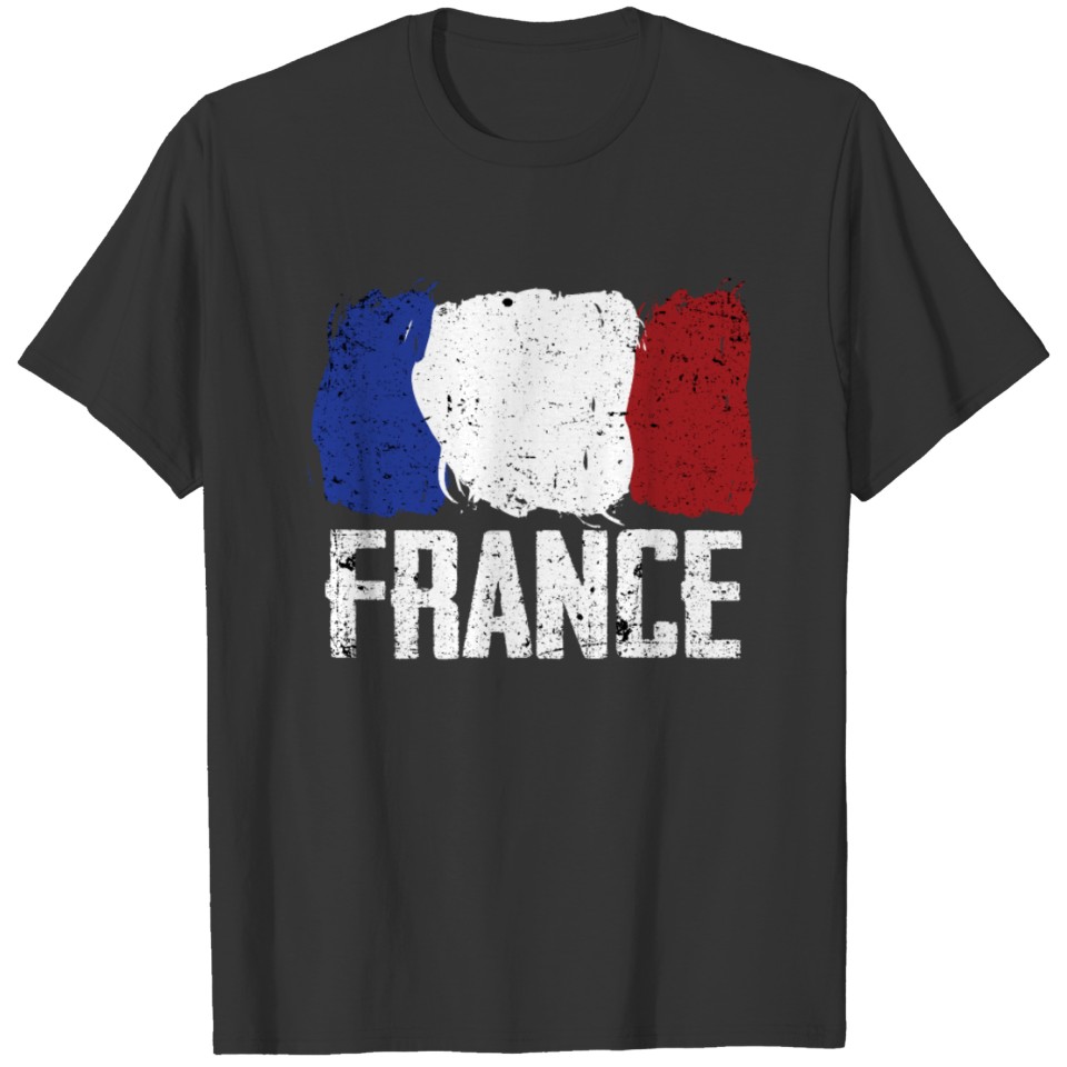 France Flag Cool Vintage T-shirt