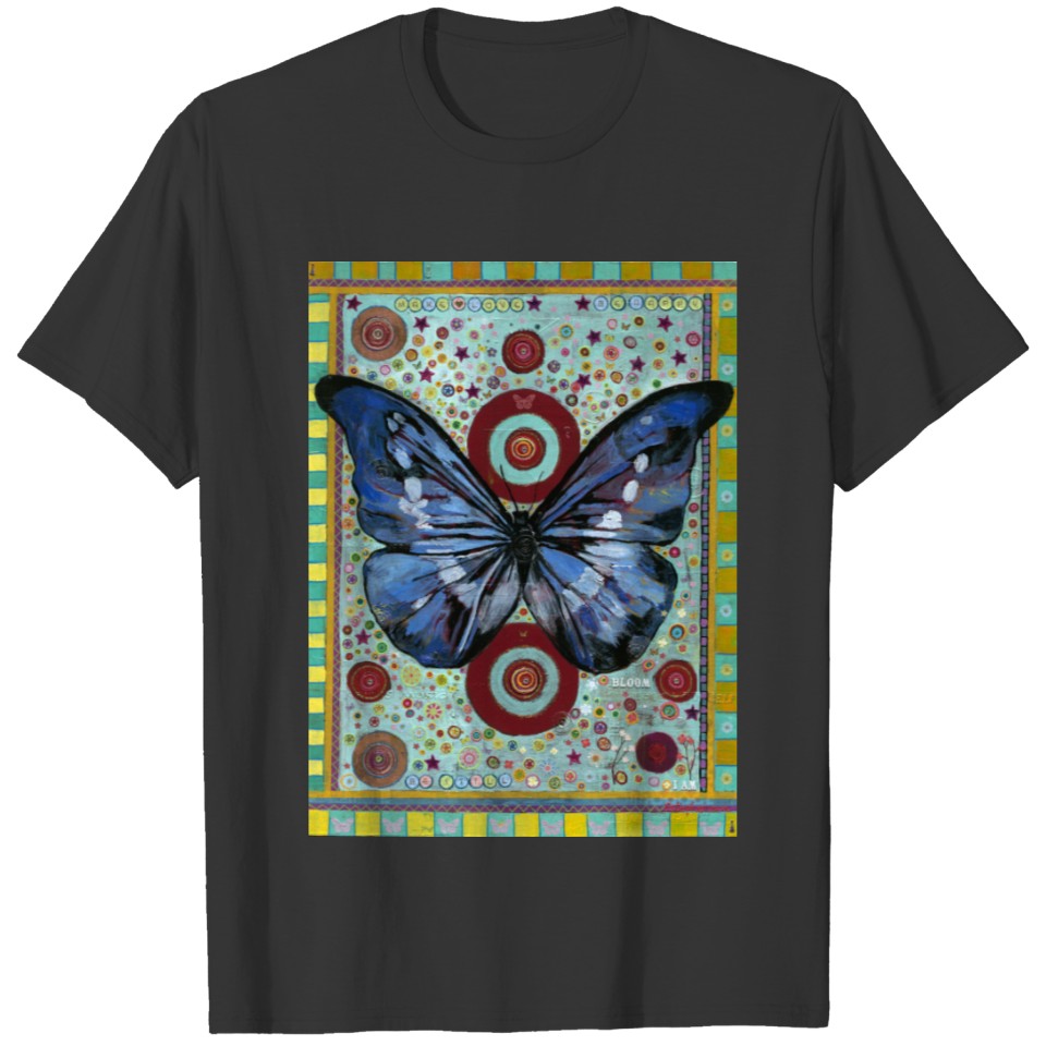 Big blue Butterfly T Shirts