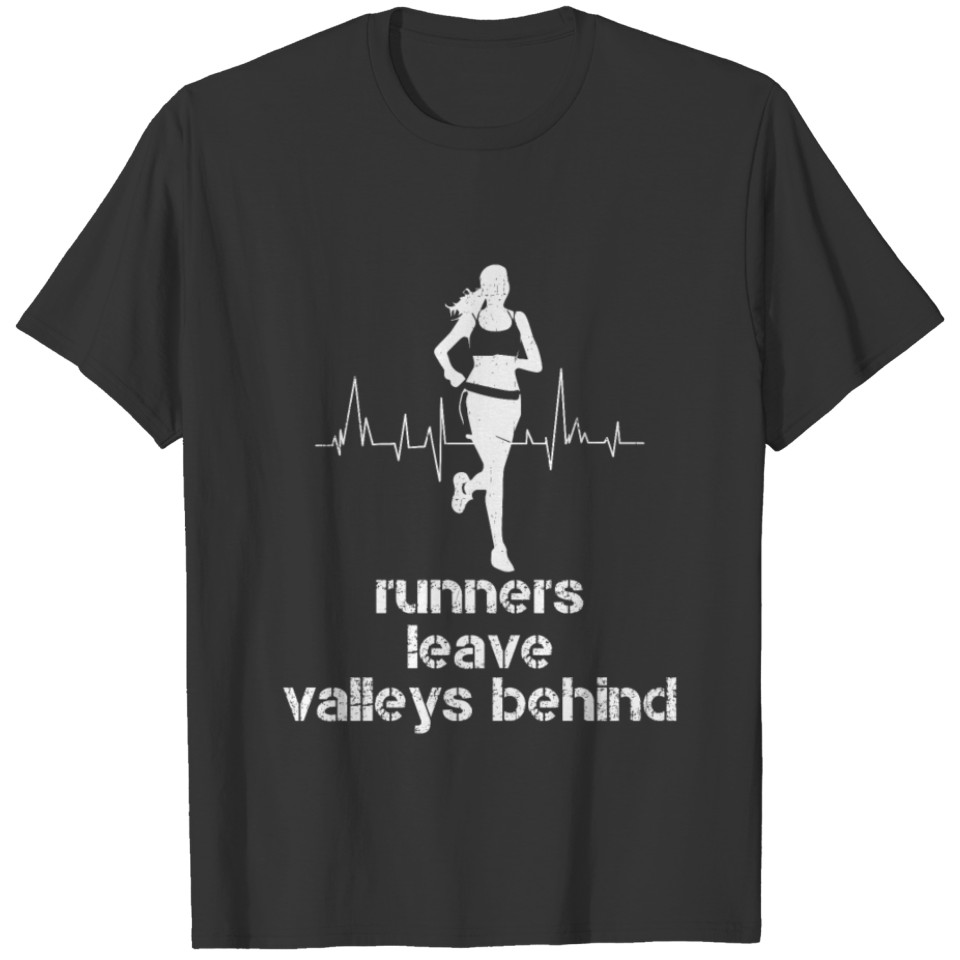 Runner Saying | EKG Running Jogger Cardio Women T-shirt